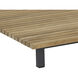 Geneve 39.25 X 39.25 inch Natural / Dark Grey Outdoor Coffee Table